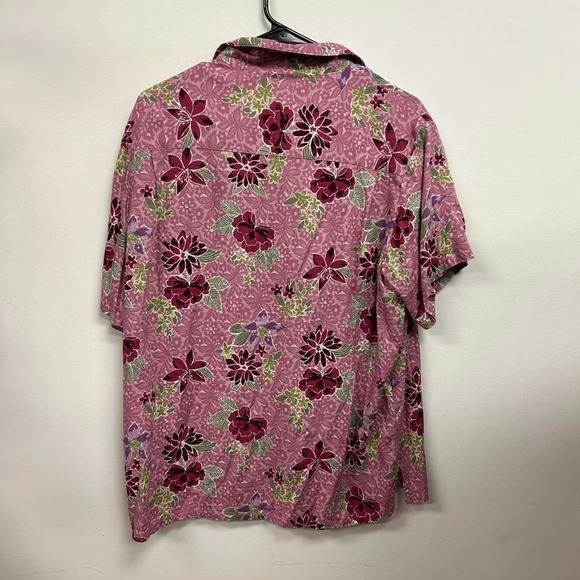 Retro Floral Button Up Top - Picture 2 of 3